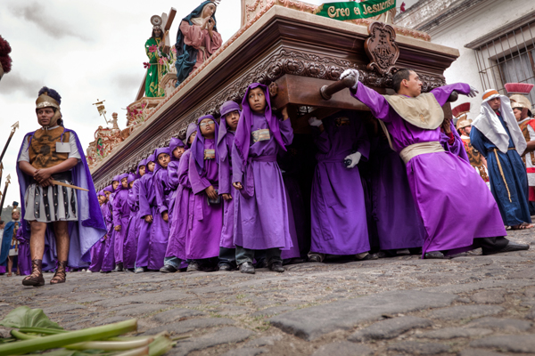 Religious Procession, Semana Santa, Antigua